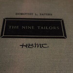 The Nine Tailors by Dorothy L. Sayers Book